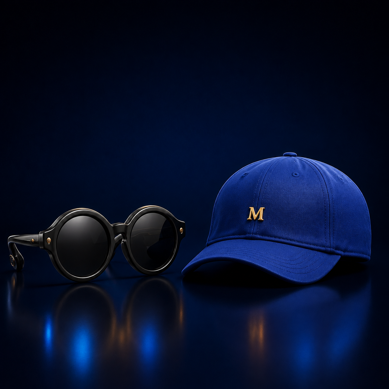 Collectible glasses and hat Earth Objects